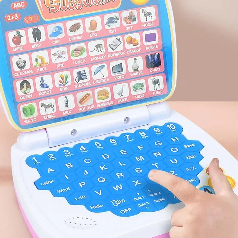 Learning Machine Laptop Computer Child Electronic Preschool Language Education Toys Gift Toddler Kid Developing Cognitive Skills