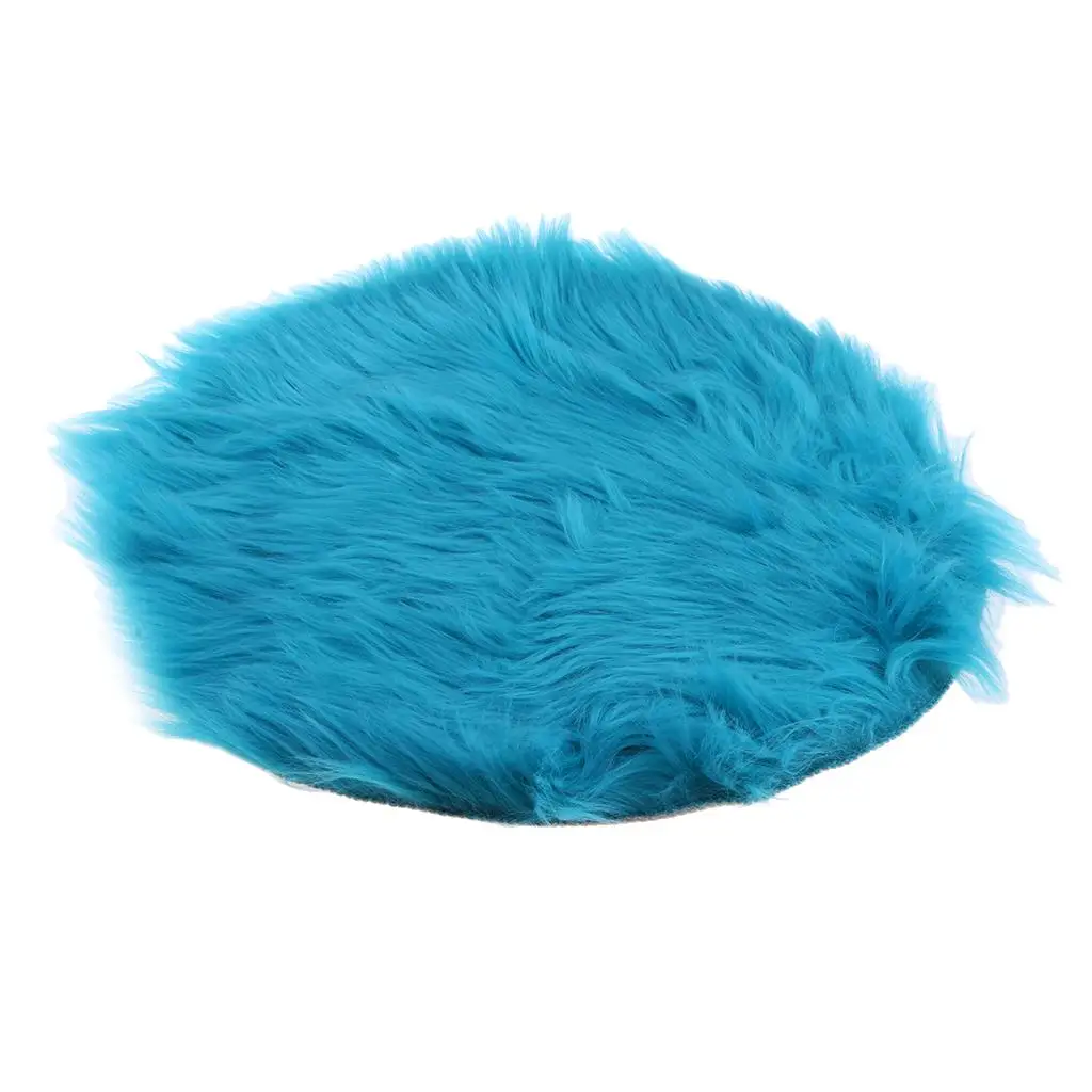 Soft Sheepskin Plain Skin Faux Fur Fake Rug Washable Mat Small
