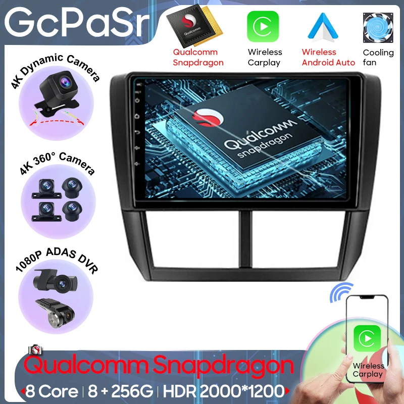 

Touch Screen Car Radio For Subaru Forester 3 SH For Subaru Impreza GH GE Navigation GPS Android Auto Stereo No 2din DVD