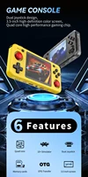 Consola portátil Retro R36H, sistema Arkos, código abierto, más de 20000 juegos clásicos, pantalla IPS de 3,5 pulgadas, reproductor de vídeo portátil, consola - Imagen 2