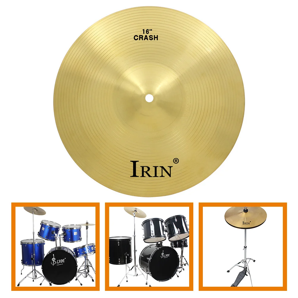 

Cymbal Drumkit Jazz Drum Cymbal Music Instrument Beginners Professional Performance Accessory for Drum Player 8/10/12/14/16 Inch