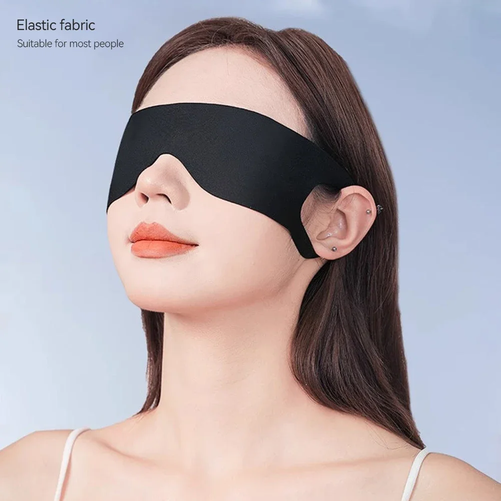 Concise Shading Sleep blindfold Sleep Mask Cotton Filled Sleeping Mask Travel Relax Sleeping Eye Mask Ear-hanging Type 5