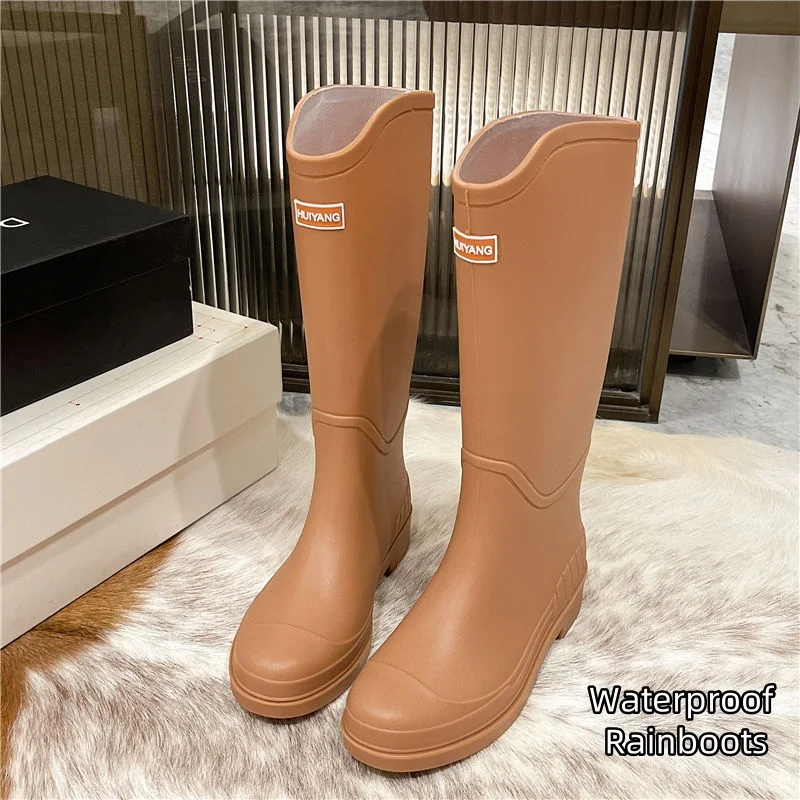 Women's Waterproof Rain Boots - Slip-Resistant Lug Sole for Ultimate Traction & Comfort