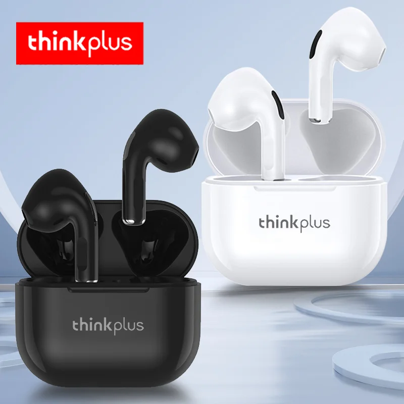 Thinkplus-Fones De Ouvido Bluetooth Originais, Fone De Ouvido Sem Fio, Touch Control Headset, À Prova D 'Água Esportes Fones De Ouvido com Microfone