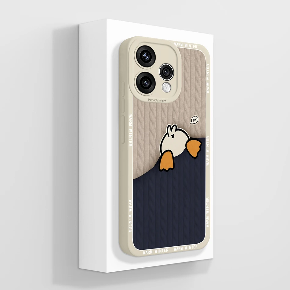 Lovely Cartoon Pattern Soft Silicone Phone Case