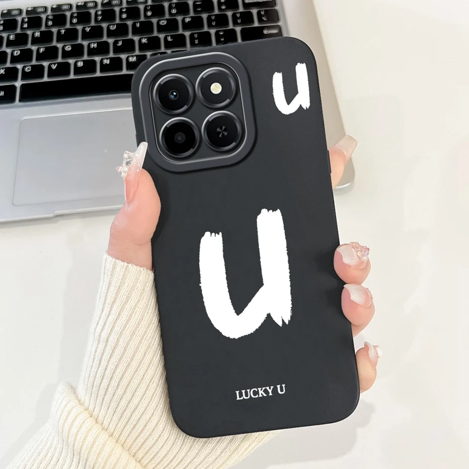 Chic Lucky Letters Soft TPU Phone Case
