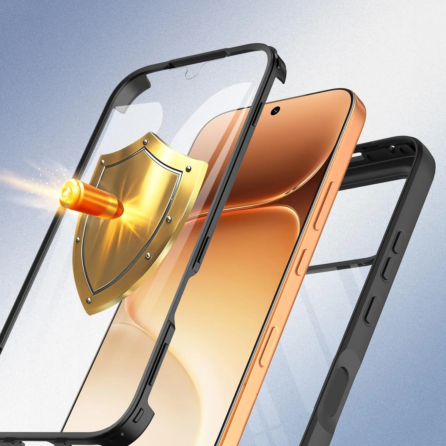 Enhanced Shockproof Full Body Protection Case with Screen Protector