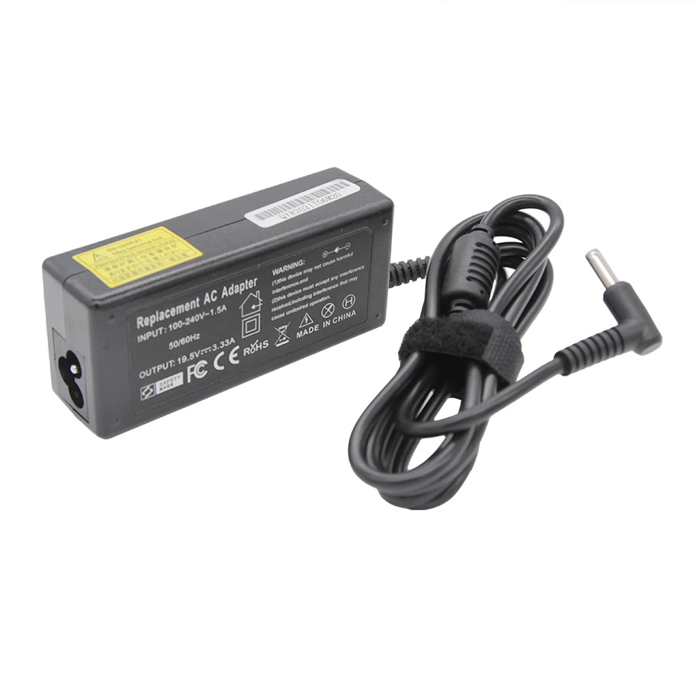 65W Laptop Charger For HP Envy 17-j010us Pavilion 15-j000 Chromebook 11 G4 G5 EE 14 G3 246 G4 248