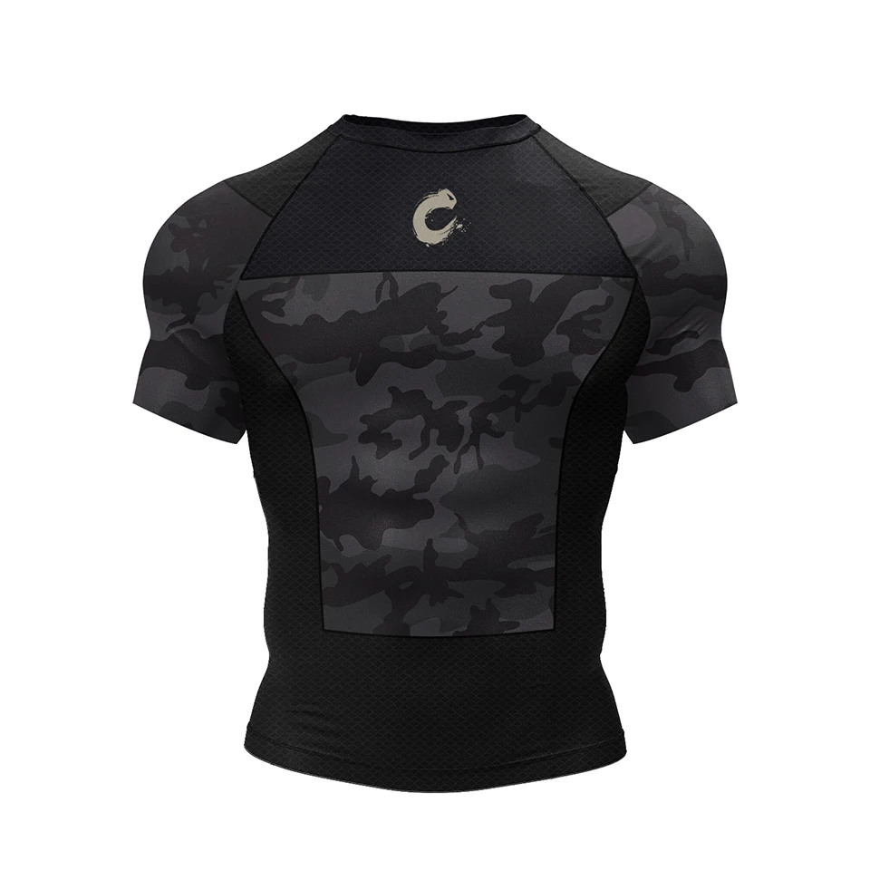 Mens Black No Gi BJJ Jiu Jitsu Set - MMA Shorts  Compression Rashguard
