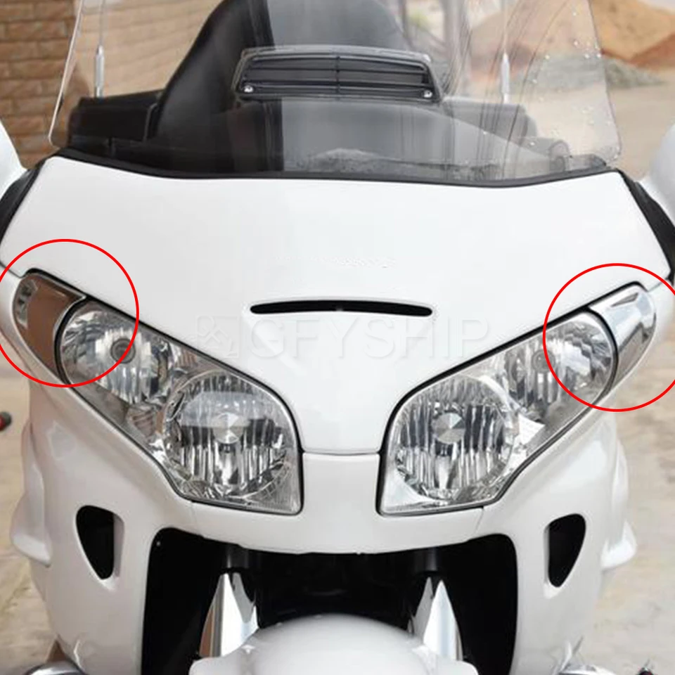 Chrome Lighting Valve Covers Fit For Honda Goldwing GL1800 2001-2017 F6B 13-17 E - Foto 11