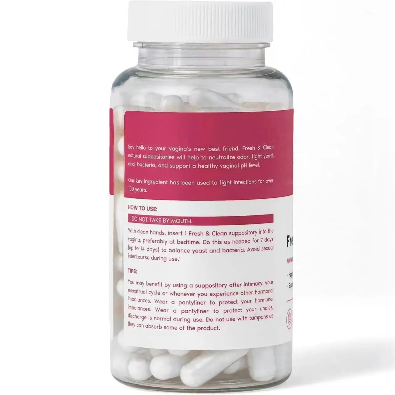 Vaginal Health Supplement Capsules for Women PH Balance for Vaginal Odor & Flora Relieve Itching