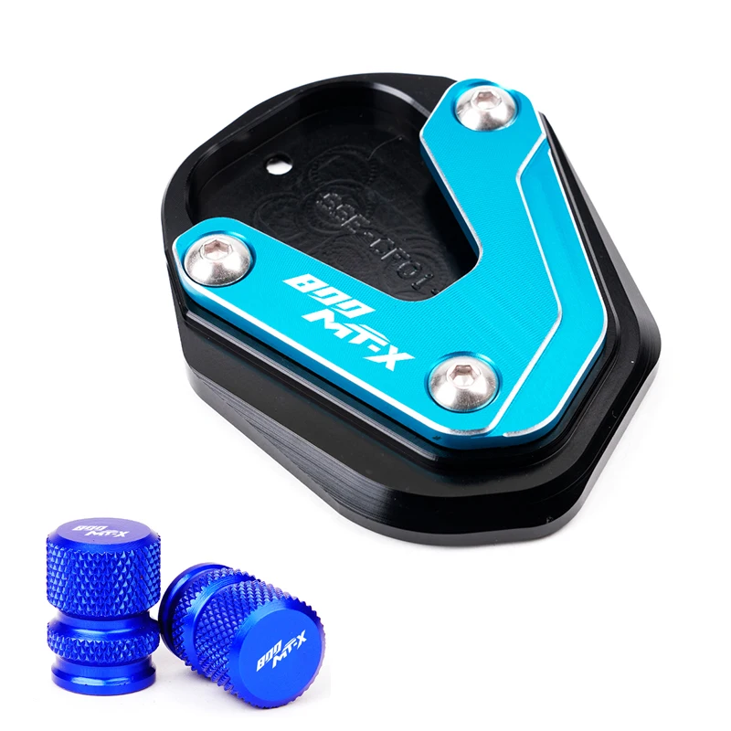 Enhanced Motorcycle CNC Kickstand Foot Side Stand Enlarger Pad Support Plate