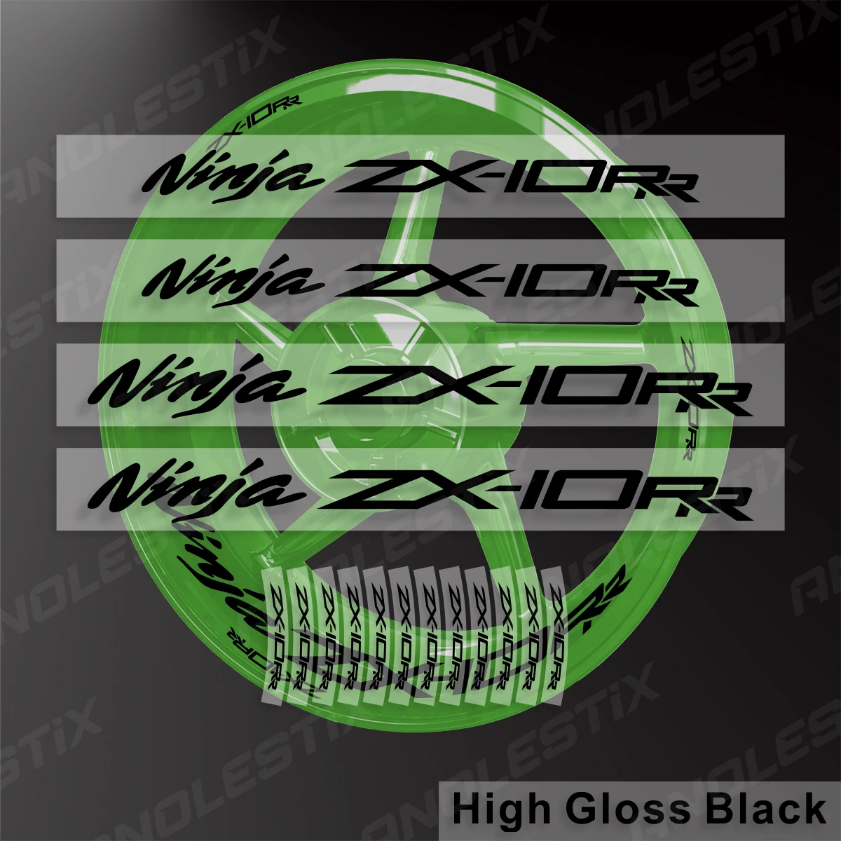 AnoleStix   ݻ ƼĿ  Į  Ʈ , ͻŰ  ZX 10RR ZX-10RR 2019 2020 2021 2022