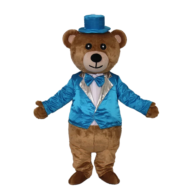 

Wedding Teddy Bear Mascot Costume Bear Cosplay Costumes For Adult Halloween Animal Carnival Party Event Fancy Dress Clothing