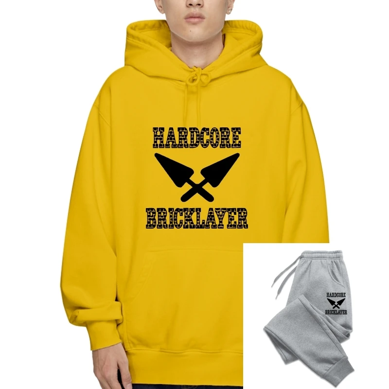 

HARDCORE BRICKLAYER MENS Outerwear BRICKIE FATHERS DAY PRESENT DAD BUILDER Cool Casual pride Outerwear men Unisex New Fashion