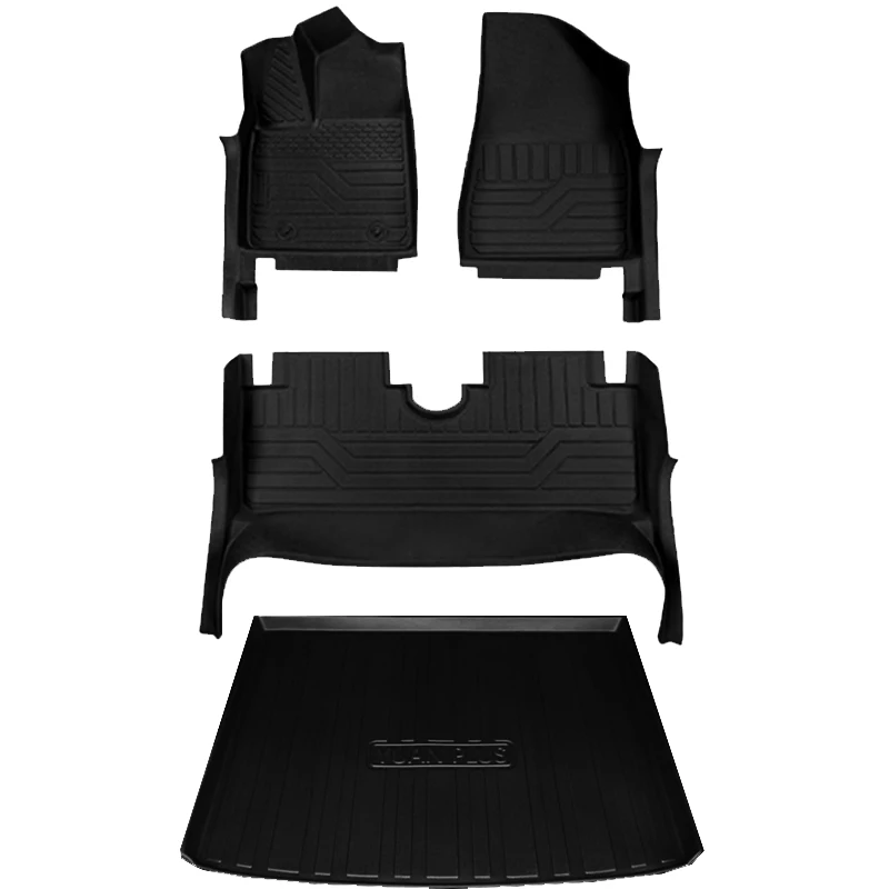 BYD Atto 3 Ev 맞춤형 바닥 라이너 3D 발 패드, 완전히 둘러싸인 바닥 매트, 방수 미끄럼 방지 카펫, 2022 신제품