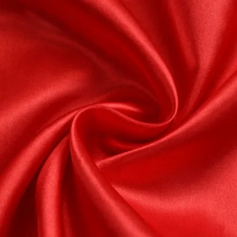 Luxurious Satin Fabric - Premium Material for Skirt Linings, Dressmaking, and Crafting Projects (Solid Color)