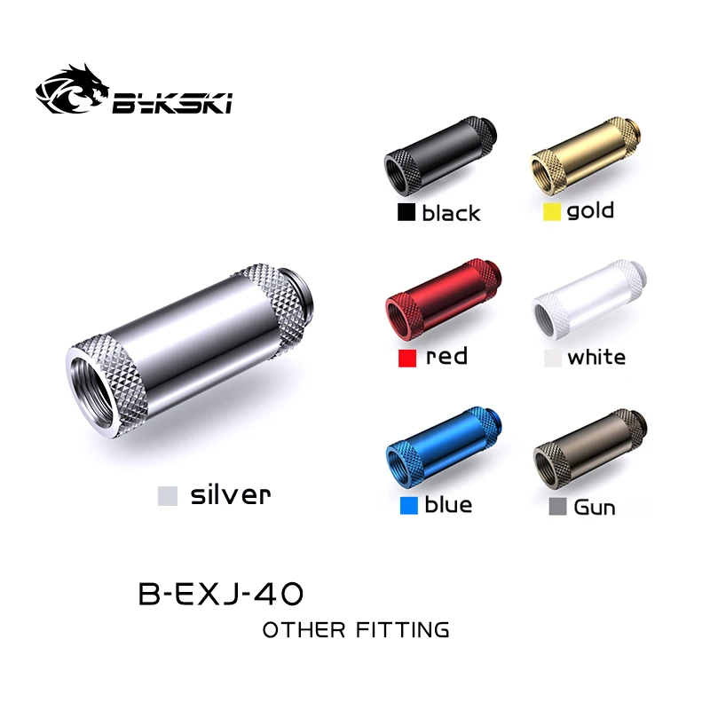 

Bykski B-EXJ-40,40mm Male To Female Extender Fittings, Boutique Diamond Pattern,Multiple Color G1/4 Male To Female Fittings