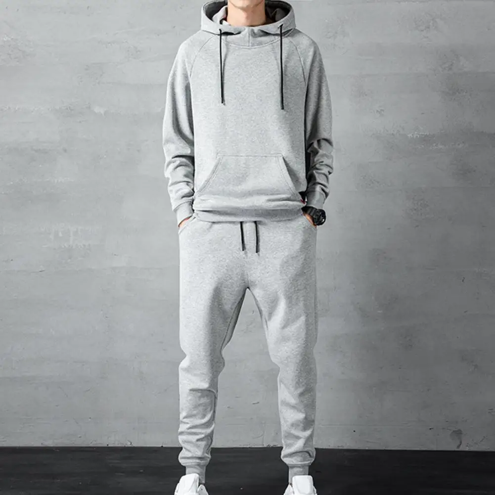 

1 Set Trendy Loose Fit Stretch Hoodie Pants Jogger Suit Activewear Streetwear