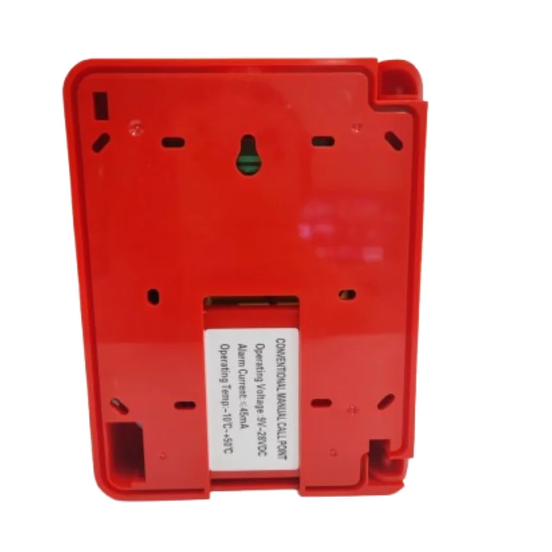 2 wires Conventional Fire Alarm Manual Call Point Push in Pull Down Station Fire Alarm Button works with any Conventional Panel