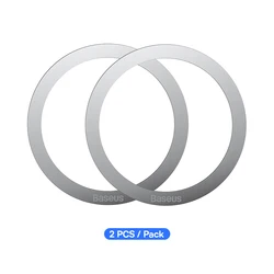 Baseus Magnetic Holder Metal Ring Set (Silver)