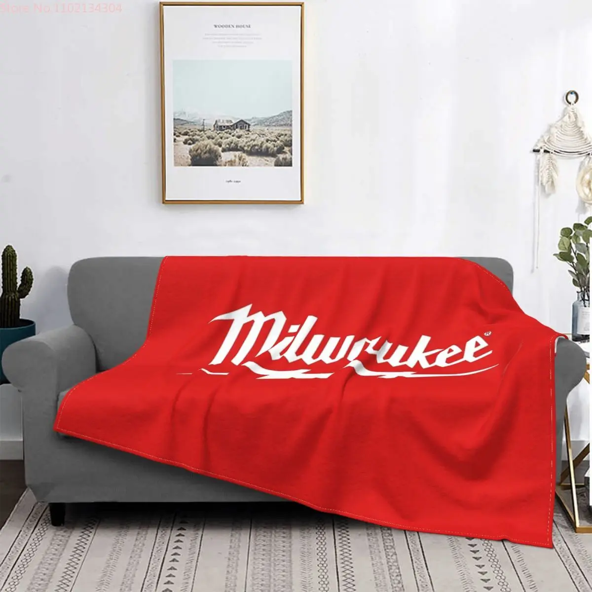 MilwaukeeElectricToolsBlanketredblanketBedPlaidThrowblankets