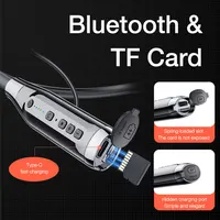 EARDECO 100 Hours Playback Bluetooth Headphone Neckband Wireless Headphones Bass Auriculares Bluetooth Earphone with Mic Stereo - Image 6