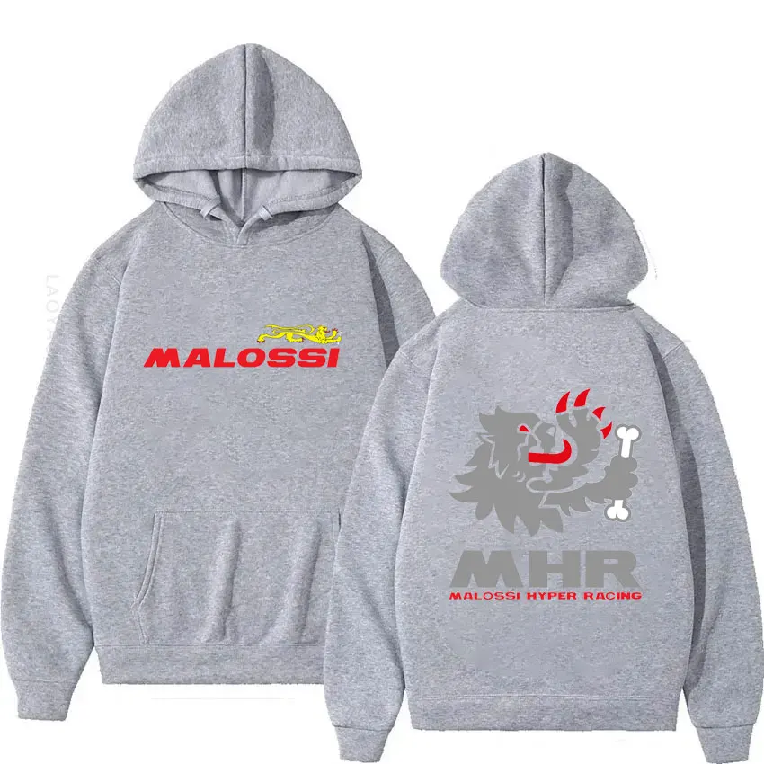 Malossi 테마 까마귀 남성 여성 운동복 인쇄 남여 streetwear 힙합 스타일 가을 겨울 패션 힙합 탑 의류 남성