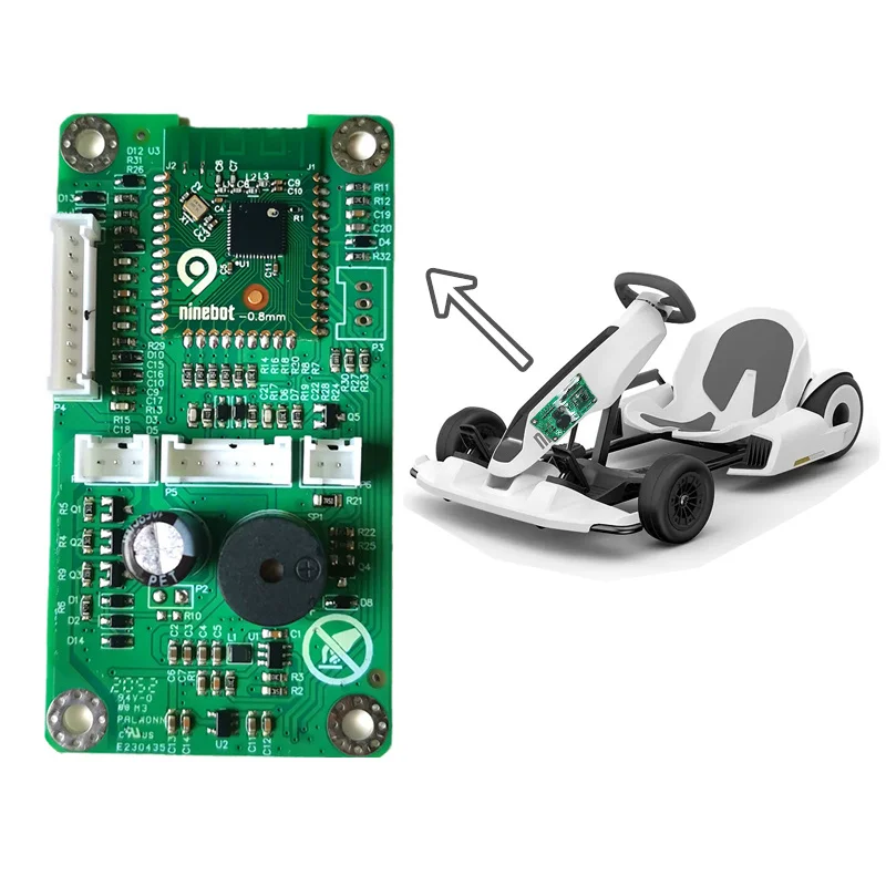 Original Front Cabinet Controller Board For Segway Ninebot Regular Go Kart Ninebot Go Kart Pro Speed Up to 40KPH