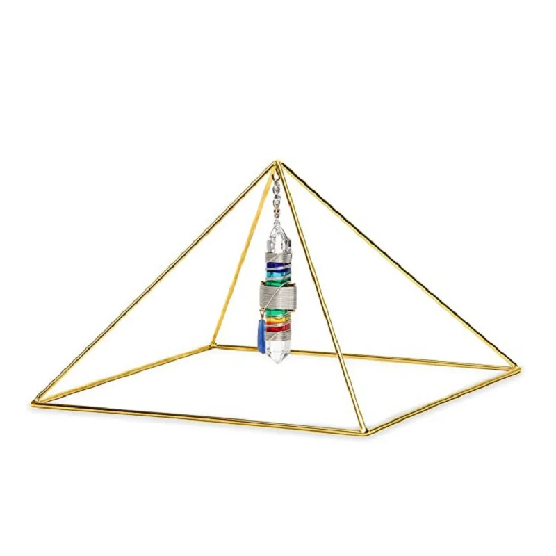 Copper Pyramid To Re-Energize Body Food Home Meditation Accessories Pyramid for Charging Gem Stones FengShui 1