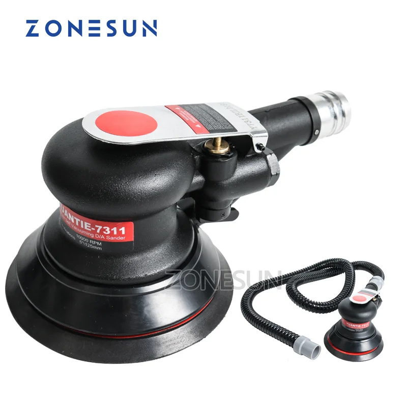 

ZONESUN YT-7311 мини-воздушная шлифовальная машинка для полировки дерева, металла, ржавчины, для обновления стен, пневматический инструмент, полировщик автомобиля