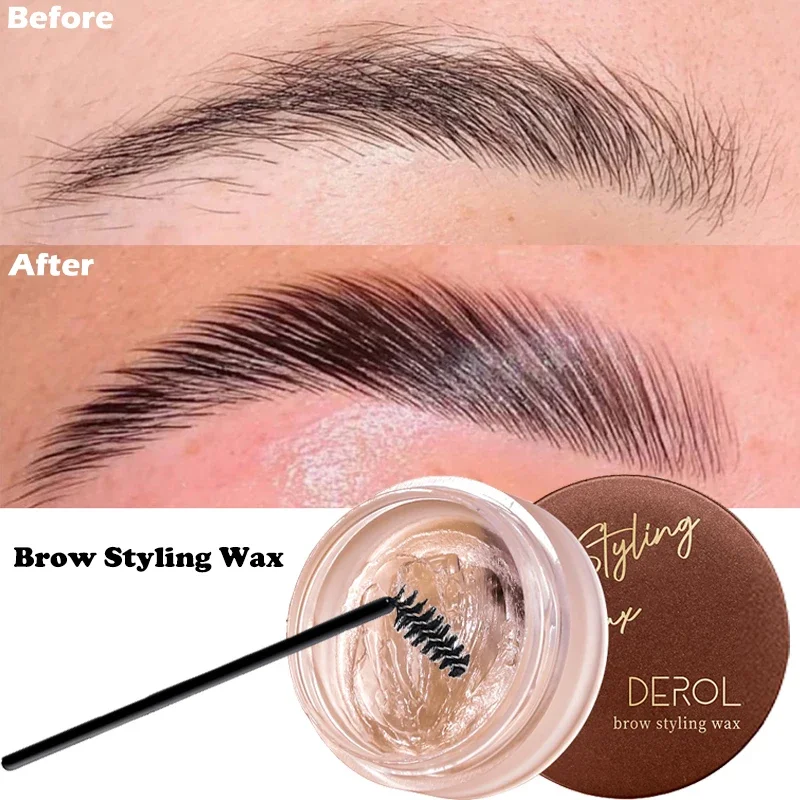 1pcs 3D Eyebrow Styling Cream Makeup Long Lasting Natural Quick-drying Wild Brow Pomade Setting Gel Wax Eyebrow Cosmetics 1