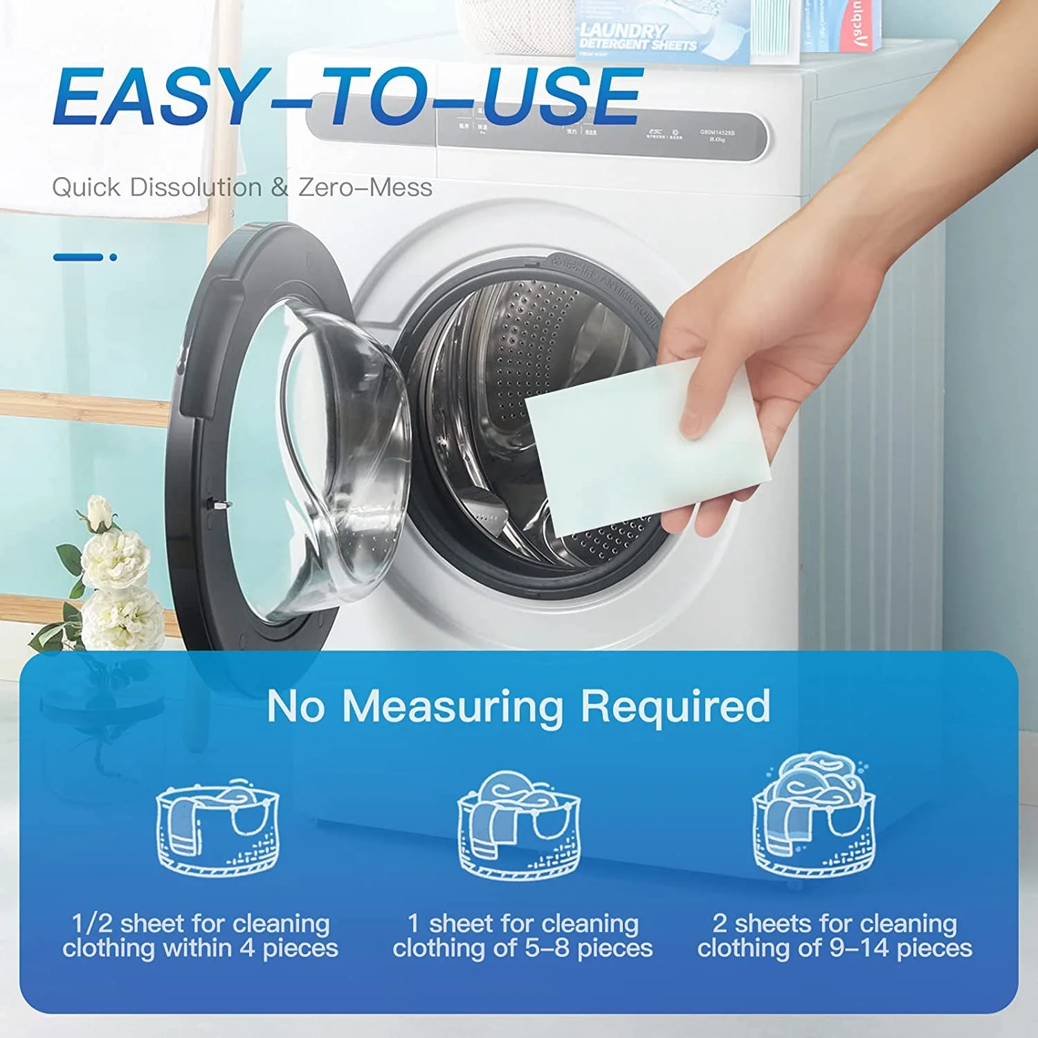 30pcs Laundry Tablets Liquidless Laundry Detergent Sheets Strong Decontamination Detergent Sheets laundry soap