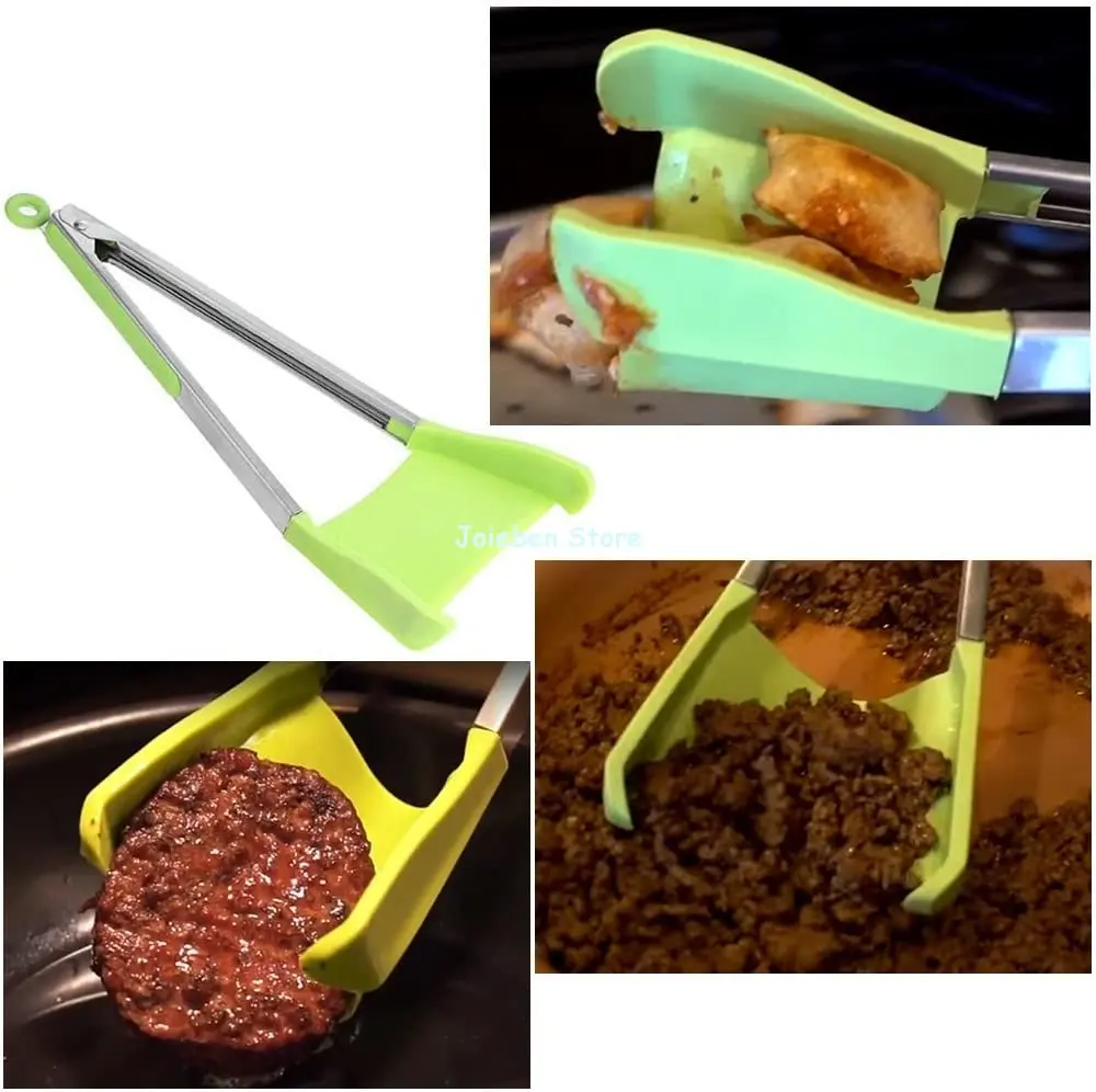 Pince de Cuisine et Spatule 2 en 1 Spatule à Barbecue de Cuisine