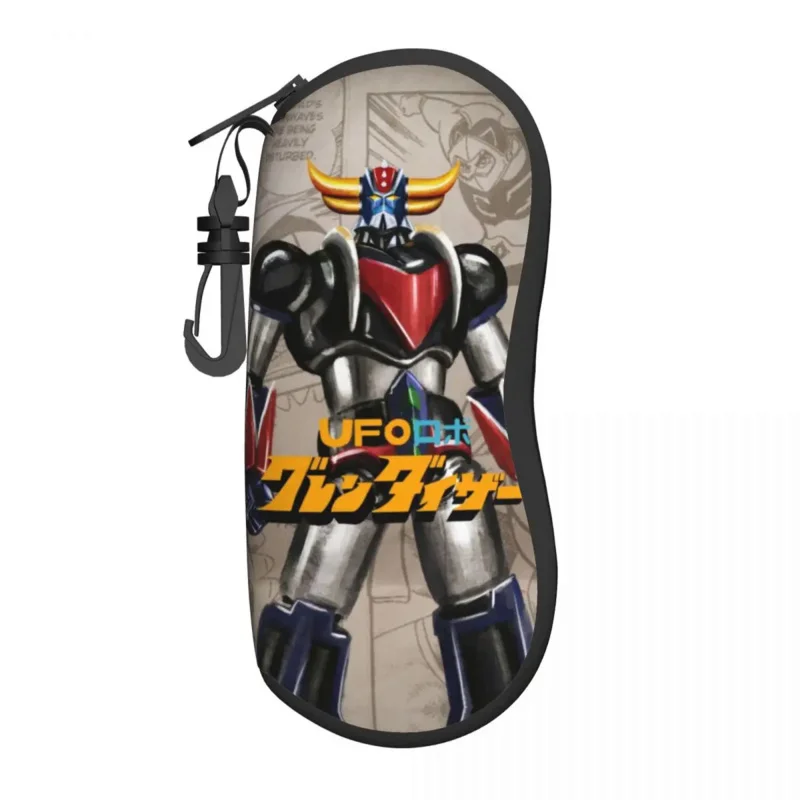

Grendizer Anime Shell Eyeglasses Case Women Men Fashion UFO Robot Goldorak Glasses Case Sunglasses Box Pouch
