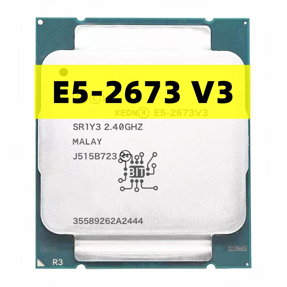 E5 2673 V3 Xeon E5 2673 V3 2.4Ghz 12 Core 30M Lga 2011-3 Processore E5 2673 V3 Cpu