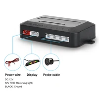 Car LED Parking Sensor Kit with 4 Radar Accurate Digital Display of Obstacle Distance Alarm Parktronic Kit Suitable For Most Car - Image 4