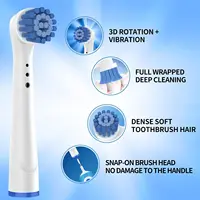 16/20PCS Soft Bristle Sensitive Gum Replacement Brush Head for Oral B Electric Toothbrush 2