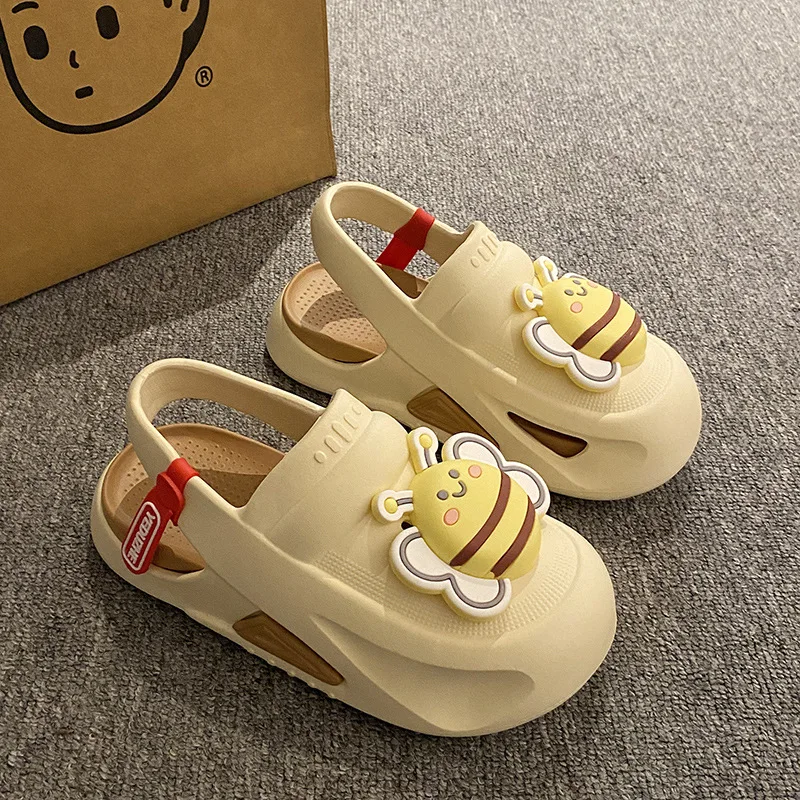 2024 New Spring Women's Hole Shoes Comfortable Soft Sole Anti Slip Indoor Sandals Cave Women's Garden Shoes Summer Slippers