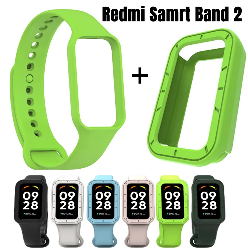 Correa de banda de silicona oceánica para Xiaomi Redmi Smart Band 2  Watchstrap para Redmi Band 2 Reemplazo