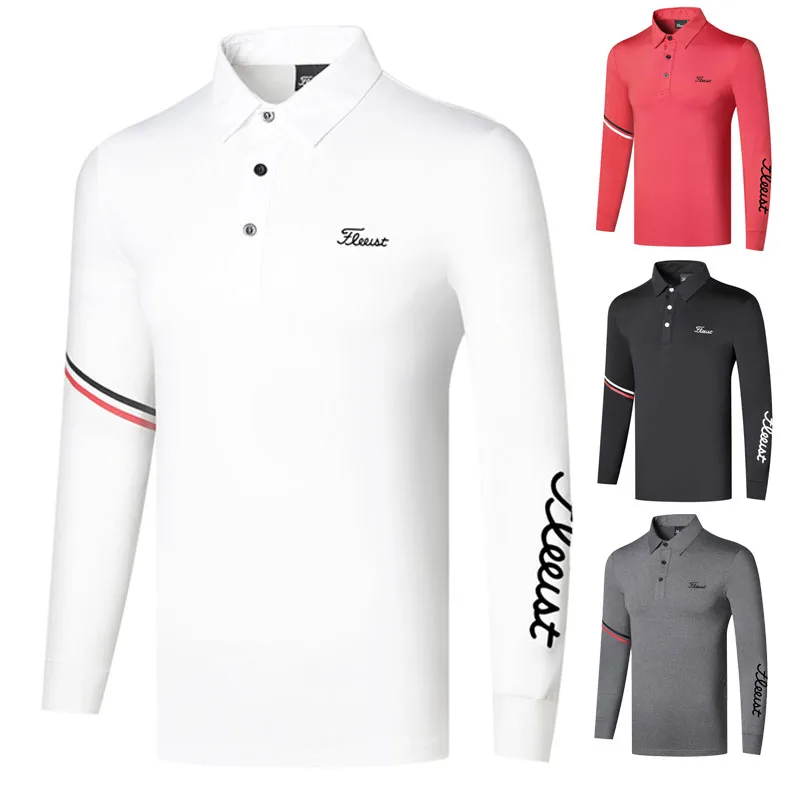 Mens Golf Shirts Clothing 2017 Golf Wear Long Sleeve Men Golf