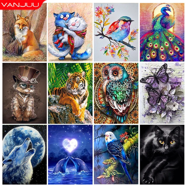 Cat Diamond Painting Diamond Paintings Animals Home Decor