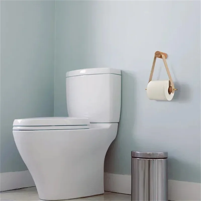 1pc Wooden Vintage Toilet Paper Roll Holder toilet paper holder toilet paper rack toilet roll holder