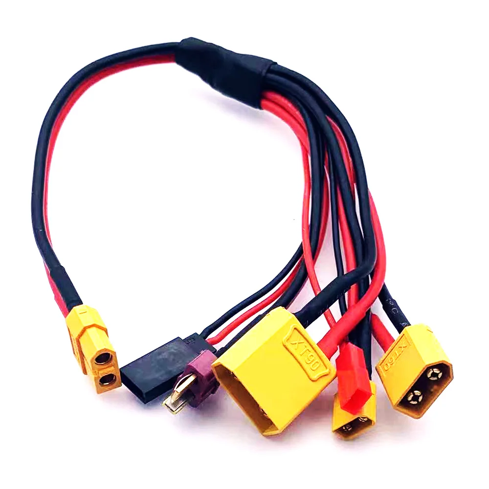 6 in 1 XT60 Plug Connector to XT90 XT60 XT30 T Futaba JST Wire Cable Charge  Connector for ISDT Hota Toolkit RC - AliExpress