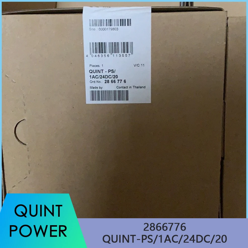 2866776 QUINT-PS/1AC/24DC/20 QUINT POWER For Phoenix Switching Power Supply 1 2866776 QUINT PS 1AC 24DC 20 QUINT POWER For Phoenix Switching Power Supply
