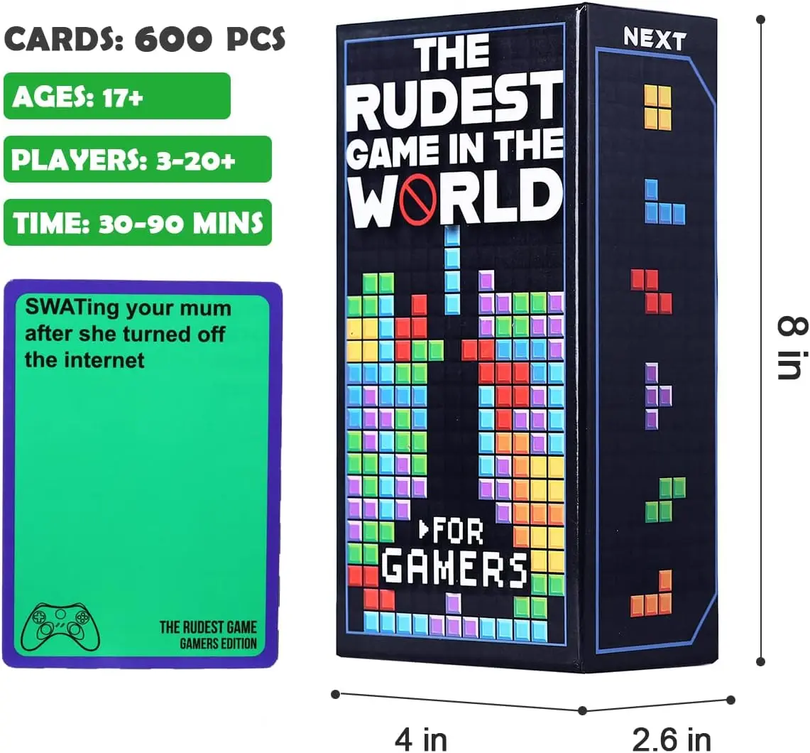 The Rudest Game in The World - Card Games for Adults and Family, Party Games for Game Night (for Gamers) 3