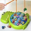 Children Electric Fishing Toy Set Magnetic Fishing Rod Game for Kids Baby Fishing Early Educational Toys for Baby Birthday Gifts 3