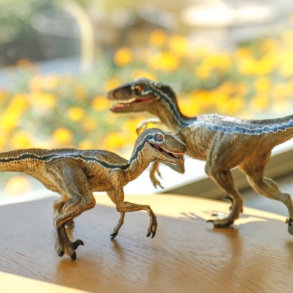 Simulated Raptor Model Dinosuar Figure Realistic Jurassic Dino World Model Toy Christday Birthday Gift For Boys Educational Toy 3