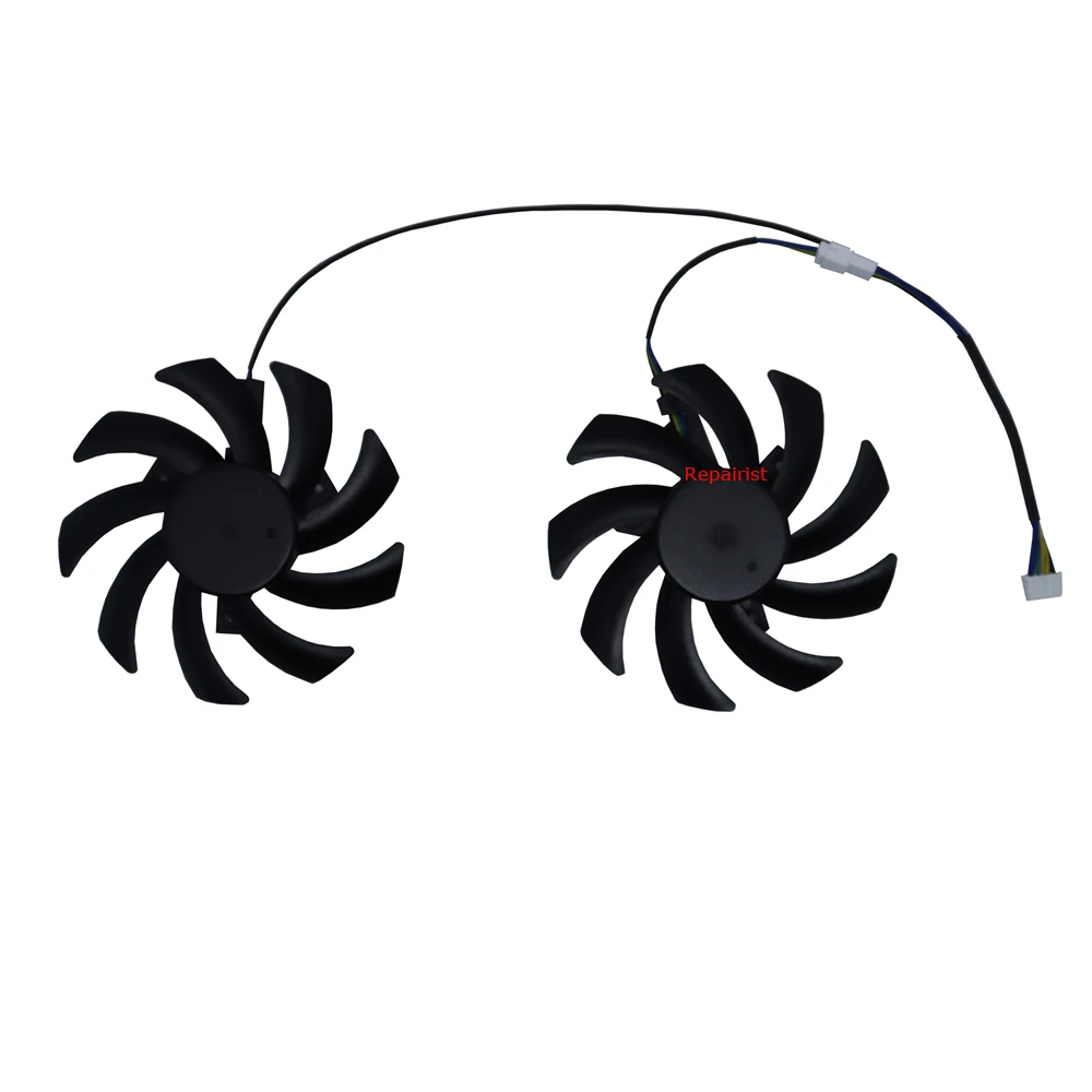 

2Pcs/Set T129215SU,GPU Video Fan,VGA Cooler,For Kuroutoshikou GALAKURO RD RX5700 RX 5700 XT RX 5600 XT Graphics Cards