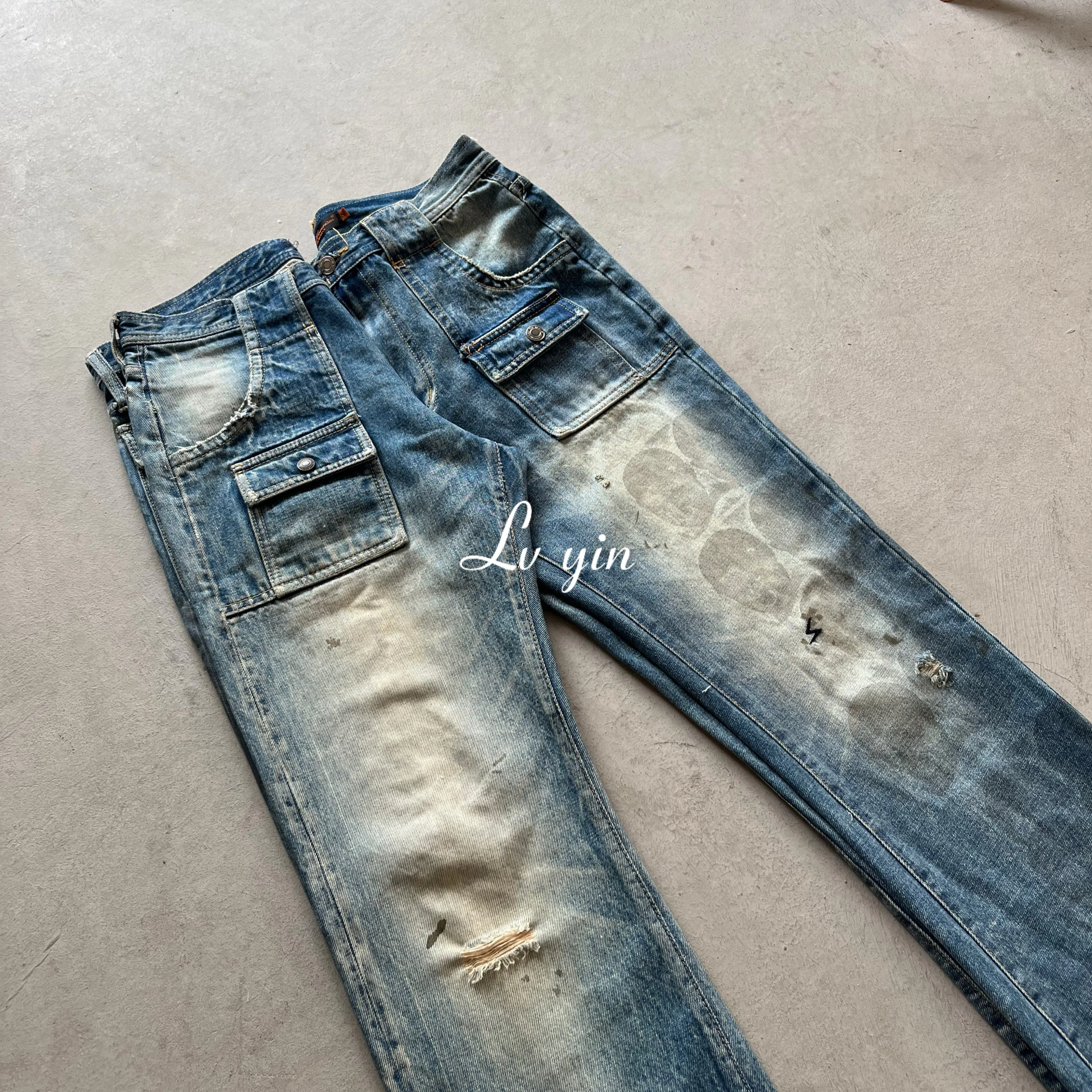 Brand New Undercover Multiple Personalities Fit Straight PANT Jeans Cotton Denim Pants Comfort Casual Jeans Size 1 2 3 #N182 5